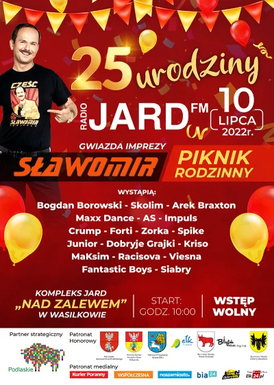 szumek - Organizatorzy przygotowali szereg atrakcji. Na scenie wystąpią gwiazdy disco...