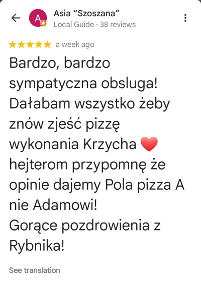 Adam_Machaj - baba z rybnika przez internet zjadla pizze
#raportzpanstwasrodka