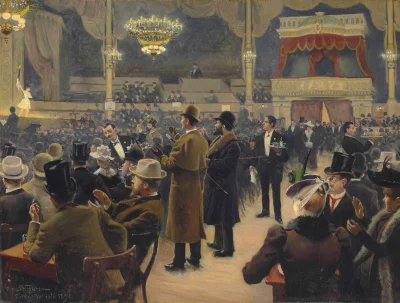 myrmekochoria - Paul Gustave Fischer, Występ w Cirkusbygningen, 1891.

#starszezwoj...