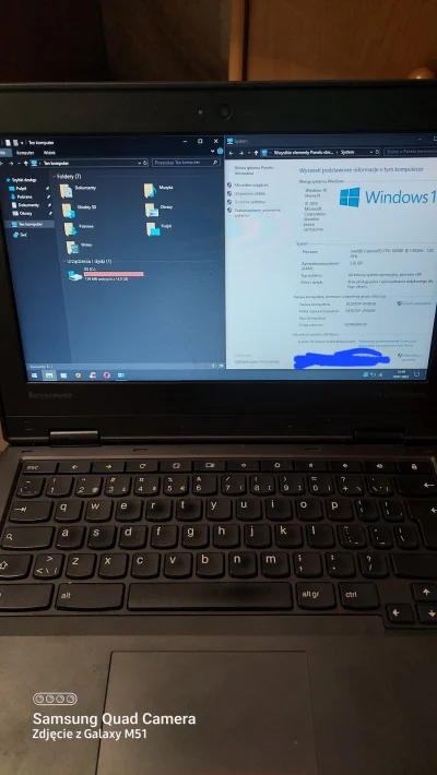 Wujekskubi - Mirki czy jest możliwość wymiany dysku w chromebook 11e aktualnie Window...