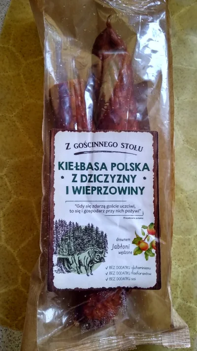 gunsiarz - Kupiłem taką kiełbasę, bo mi się spodobała z wyglądu, no i 6/10 – nie pole...