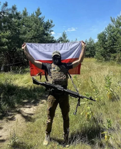 Bukaj16 - Polski żołnierz-ochotnik walczący wraz z Ukraińcami przeciwko armii rosyjsk...