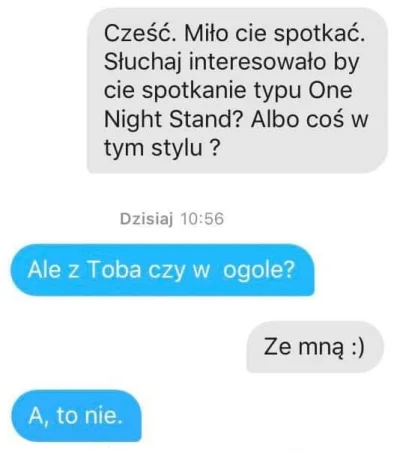 zielonyludzik2 - Przynajmniej szczera ¯\\(ツ)\/¯
#badoo #tinder #podrywajzwykopem