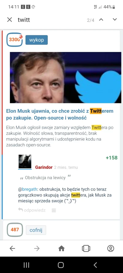 Garindor - Obstrukcja na szuroprawicy wierzącej, że socjopata Musk chce dobrze dla ko...