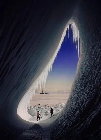 Xtreme2007 - 1910, Antarktyda. To zdjęcie zostało zrobione przez brytyjską wyprawę Te...