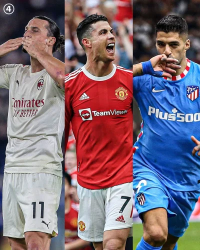 janushek - Cristiano Ronaldo, Zlatan Ibrahimovic and Luis Suarez are the only players...