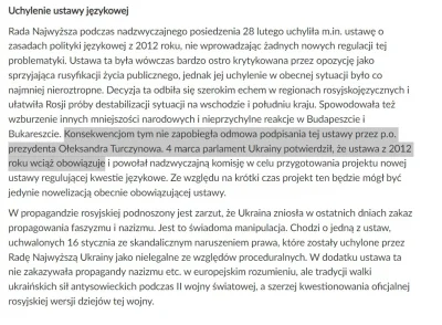 JPRW - @skitarii: Ta ustawa językowa z 2014, o której Klaun z kolegami pisze, nie zos...