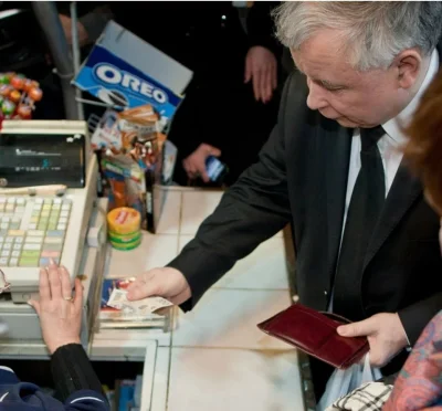 chiefeng - Kaczyński płacił 200 PLN za chleb zanim to było modne.