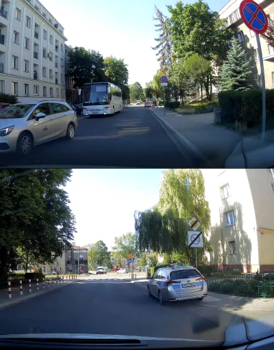 Kalan - #krakow #policja stoi na zakazie łamiąc prawo, polując na kierowców którzy pr...