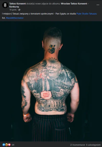soSNax - chlopie zloty ლ(ಠ_ಠ ლ)
#humorobrazkowy #polityka #pis #tatuaze #tattoo