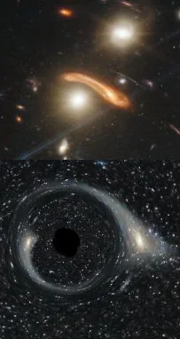 fizyk20 - Na górze: fragment zdjęcia z teleskopu Webba.

Na dole: średnio udana pró...