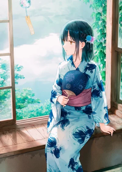 OttoFlick - #randomanimeshit #anime #kimono #yukata #originalcharacter #