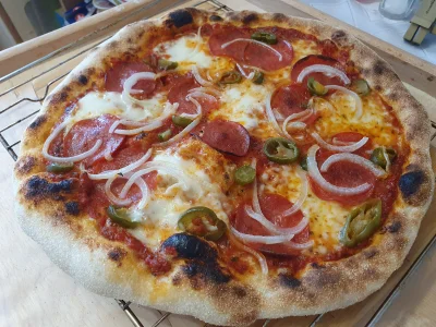 gizmodo - #pizza #jedzzwykopem #gotujzwykopem
Dzisiejsza pizza, wyszło chyba rozsądn...