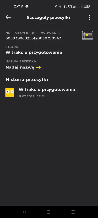 C0rsair - Czy to normalne, że paczka przez tyle czasu nie ruszyła w drogę?
#inpost