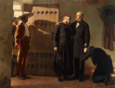 myrmekochoria - Jean-Paul Laurens, Maksymilian przed egzekucją, 1882.

#starszezwoj...