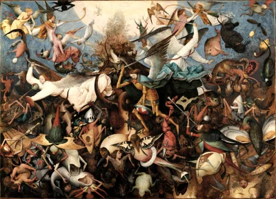 myrmekochoria - Pieter Bruegel Starszy, Upadek zbuntowanych aniołów, 1562.

#starsz...