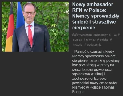 tonabl - > piękne słówka
@Keliopis: Tymczasem świeżutko mianowany ambasador niemiec ...