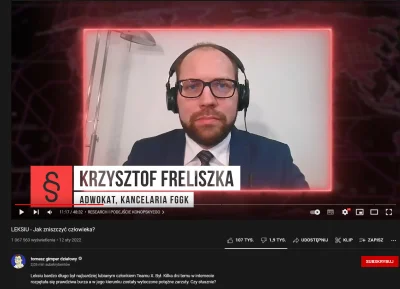 Koziom - Adwokat, który wystąpił u Konopa na filmie ( ͡°( ͡° ͜ʖ( ͡° ͜ʖ ͡°)ʖ ͡°) ͡°)
...