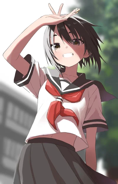 mesugaki - #anime #randomanimeshit #soredemoayumuwayosetekuru #rinkagawa #schoolgirl