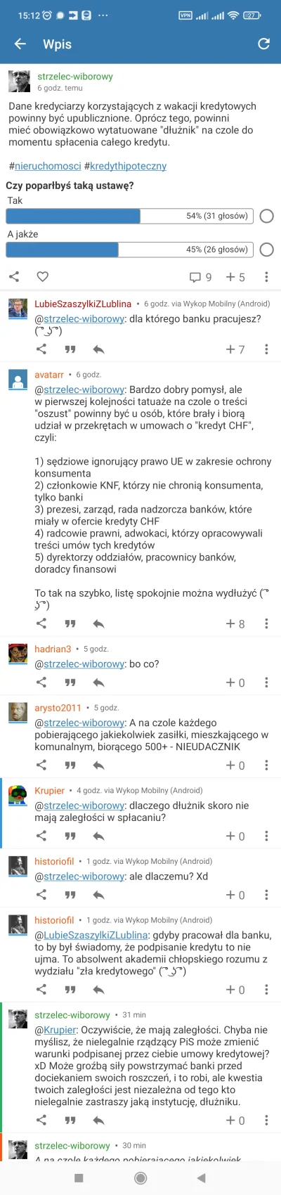 Krupier - O, a z tylko takiego powodu płatki śniegu pokroju @strzelec-wiborowy wrzuca...