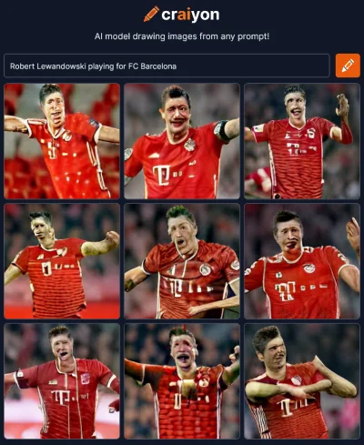 Michal9788 - #Bayern chyba sponsoruje tą AI, bo kilka razy już próbuję, i gówno z teg...