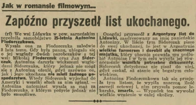 ilustrowanykanalcodzienny - We wsi Lidawka w pow. sarneńskim popełniła samobójstwo 25...