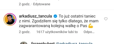 Krzysio_misio12 - Który raz ten pajac już pisze, że to ostatni taniec, z czwarty? XD
...