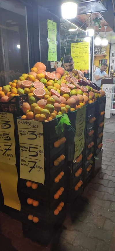 unclefucker - Inflacja 70% w Turcji. Świeżo wyciskany sok z pomarańczy duży kubek 2 z...