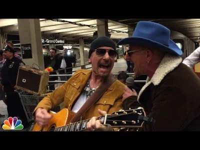 strasznyzwierz - @FistOfTruth: Kilka lat temu U2 zagrało w nowojorskim metrze koncert...