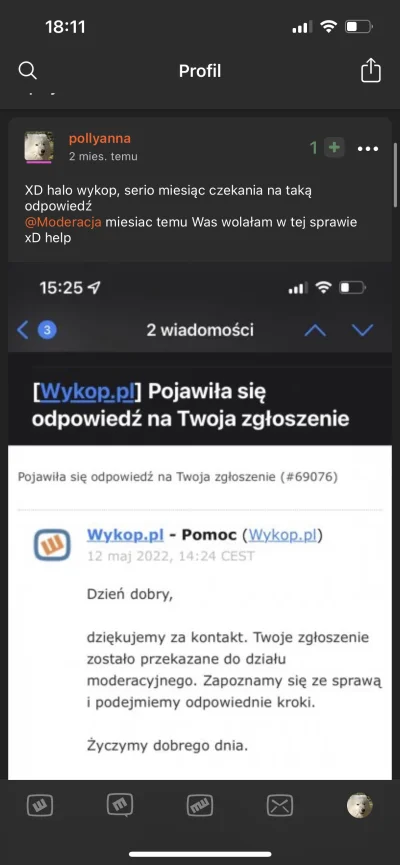 pollyanna - Halo @Moderacja , doczekam się odpowiedzi? XD