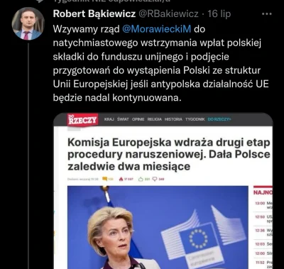CipakKrulRzycia - #polityka #polska #uniaeuropejska 
#bakiewicz przez chwilę myślałe...