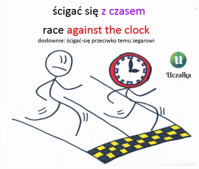 uczalka - #idiomyzuczalka 010/?
ścigać się z czasem
(to) race against the clock
do...