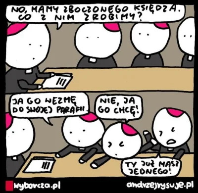 CipakKrulRzycia - #bekazkatoli #kosciol #humorobrazkowy 
#andrzejrysuje #heheszki