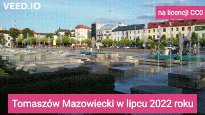 Poludnik20 - #tomaszowmazowiecki #lodzkie Plac Kościuszki, główny plac Miasteczka w b...