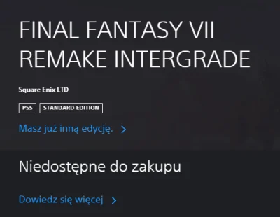 SpiderFYM - Co teraz?
Mam grę z PS+ i nie mogę dodać wersji INTERGRADE ( ͡° ʖ̯ ͡°)
...