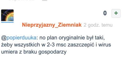 popierduuka - Nic głupszego dzisiaj nie przeczytacie. Jeden z mirków owładnięty covid...