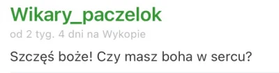 margox - @Wikary_paczelok: Kolejny kowidowy troll zielonka - Staszek straszek.