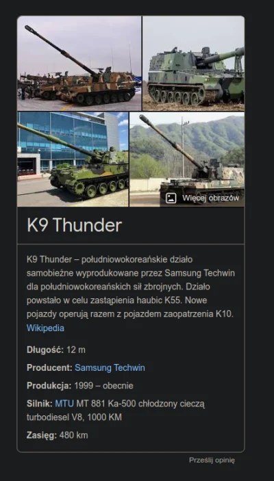 ruum - @Bolololo00: Kupują K9 Thunder ( ͡° ͜ʖ ͡°)