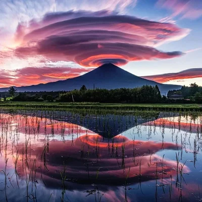 Turnam - Góra Fuji #estetyczneobrazki #earthporn