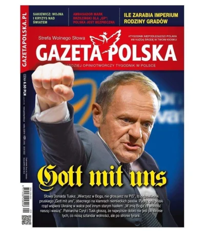 Emprzem - Nowa okładka Gazety Polskiej xDDDDDDDD

#bekazpisu #heheszki #niemcy