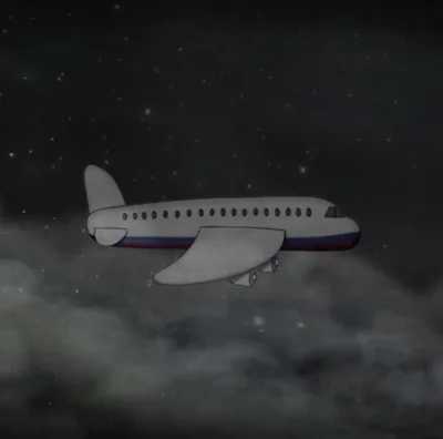 sxilll - Odleciał samolotem w barwach rosyjskiej flagi?