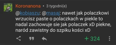 Ar_0 - @matryja: to z innego wpisu ale w 100% racja. Jesteśmy zawistni, widzimy tylko...