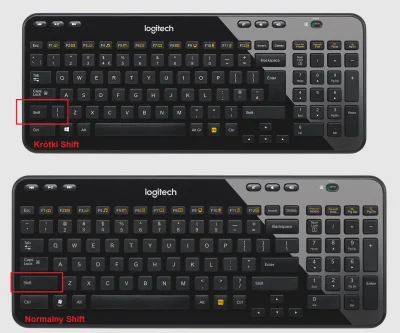 dolan03 - Czy ktoś z was ostatniokupił klawiaturę Logitech K360? Jaki jest układ klaw...