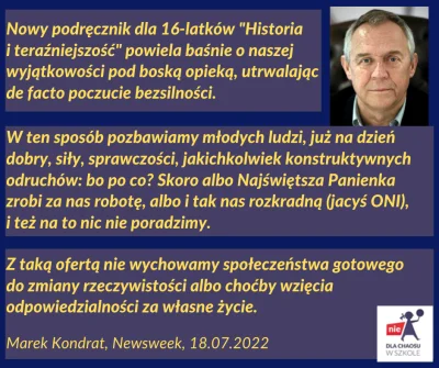 lewoprawo - Marek Kondrat o podręczniku HiT
#szkola #bekazpisu #bekazprawakow #bekaz...