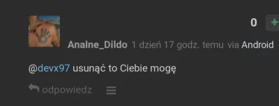 S.....H - @analne_dildo mam pytanko do ciebie

Jak tam jarek ?

A nie czekaj ... ...