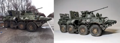 wova - Przedstawiam owoc kilku miesięcy pracy: BTR-82A w wersji rozyebane ruskie gówn...