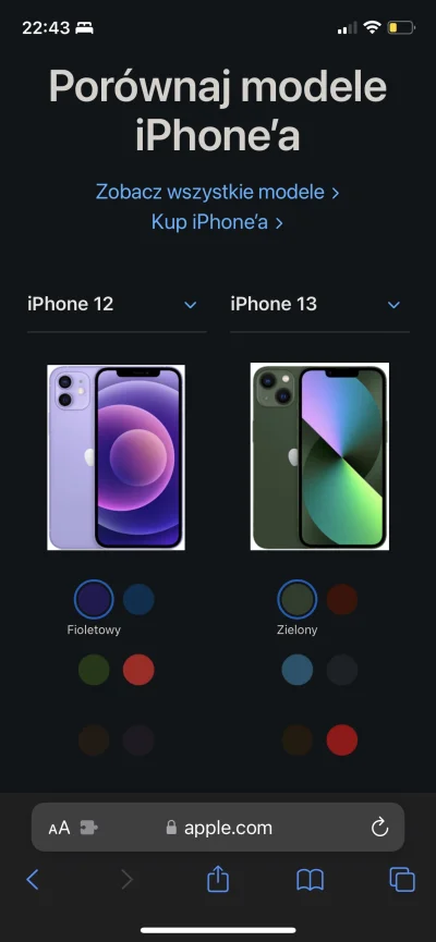 l.....l - @Pitol_: zrób coś samodzielnie.

https://www.apple.com/pl/iphone/compare/?m...