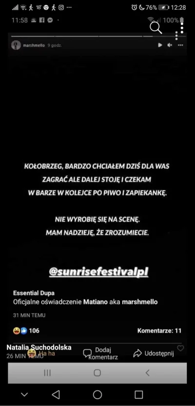 Fajrantboy - #sunrisefestival a propo marshmello