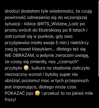 mat9 - Oświadczenie Mai Strzelczyk po wczorajszym występie #widzew 
#mecz #ekstraklas...