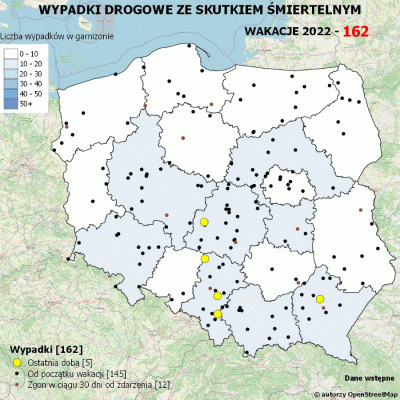 absoladoo - Minął 30 (z 69) dzień wakacji.

W ciągu ostatniej doby miało miejsce 5 ...